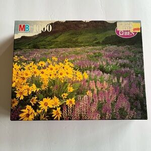 Milton Bradley Puzzle Jarbridge Mountains 1000 Pieces 1994 Nevada USA Sealed